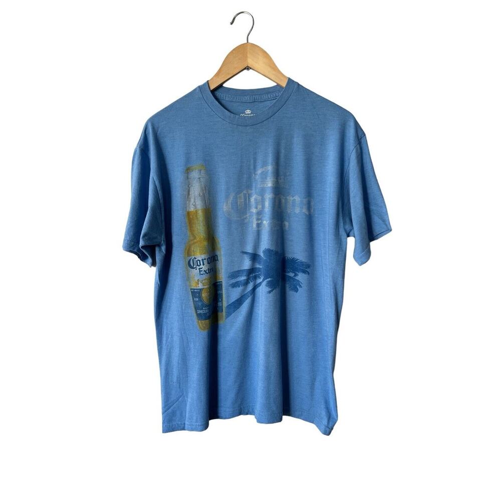 Corona Extra Light Blue Graphic T-shirt Unisex Large